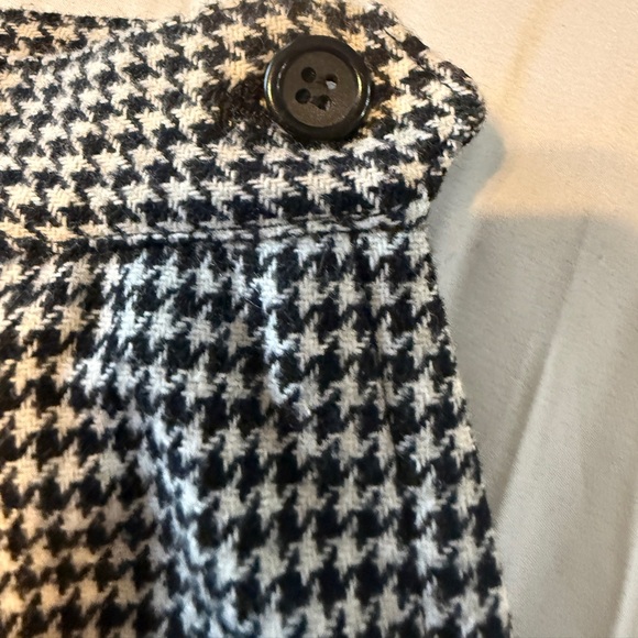 Vintage Peabody House Houndstooth Midi Skirt 9/10 | Wool Blend | 80s 90s - Picture 7 of 8